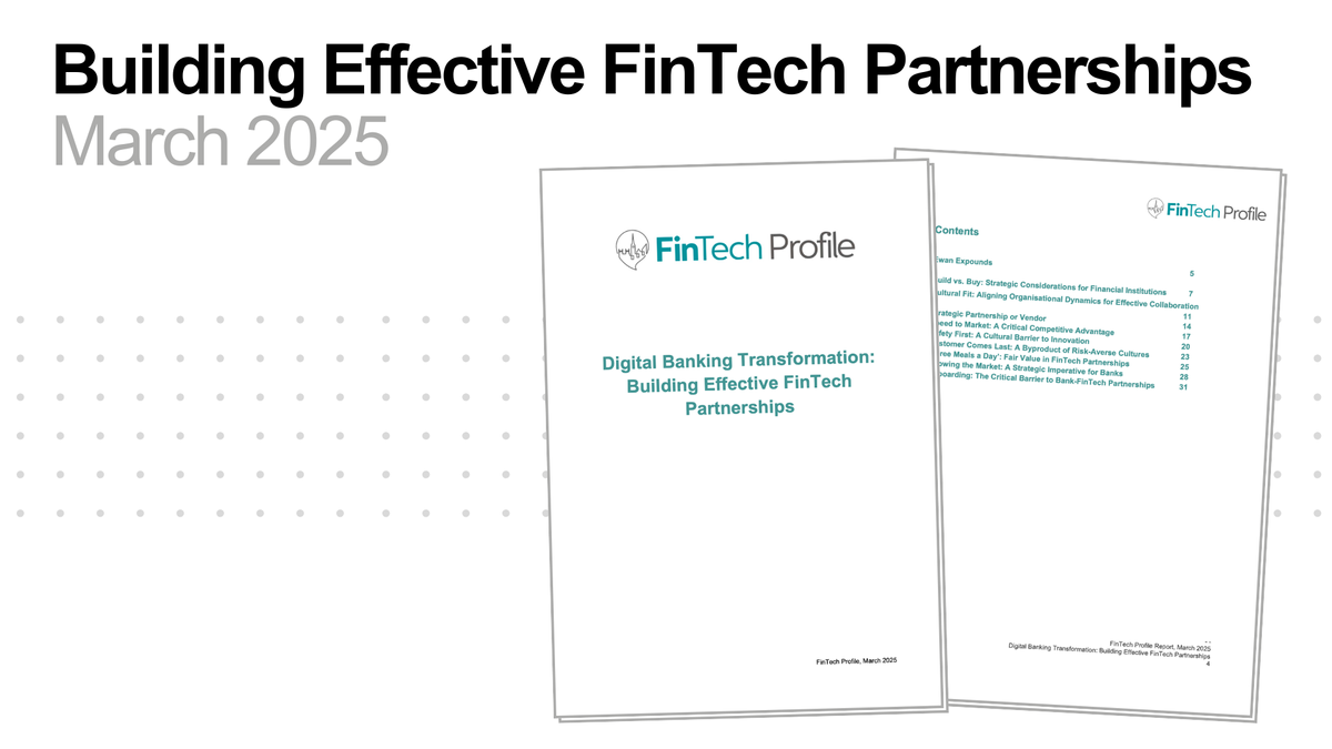 Digital Banking Transformation: Building Effective FinTech Partnerships