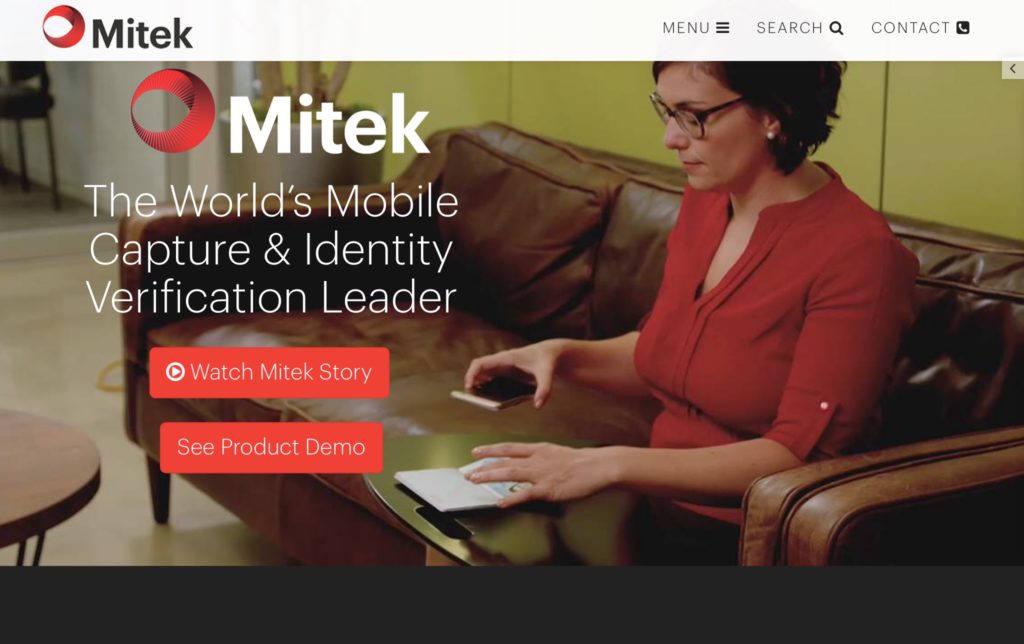 Mitek dashboard