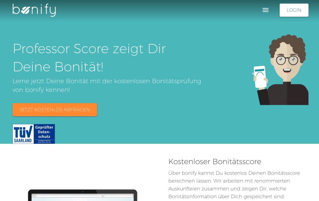 The bonify website