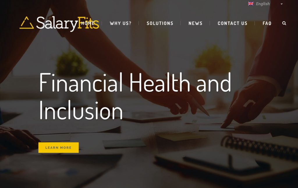 The SalaryFits dashboard