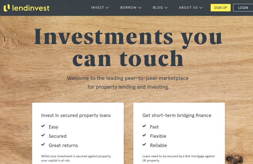 LendInvest Homepage