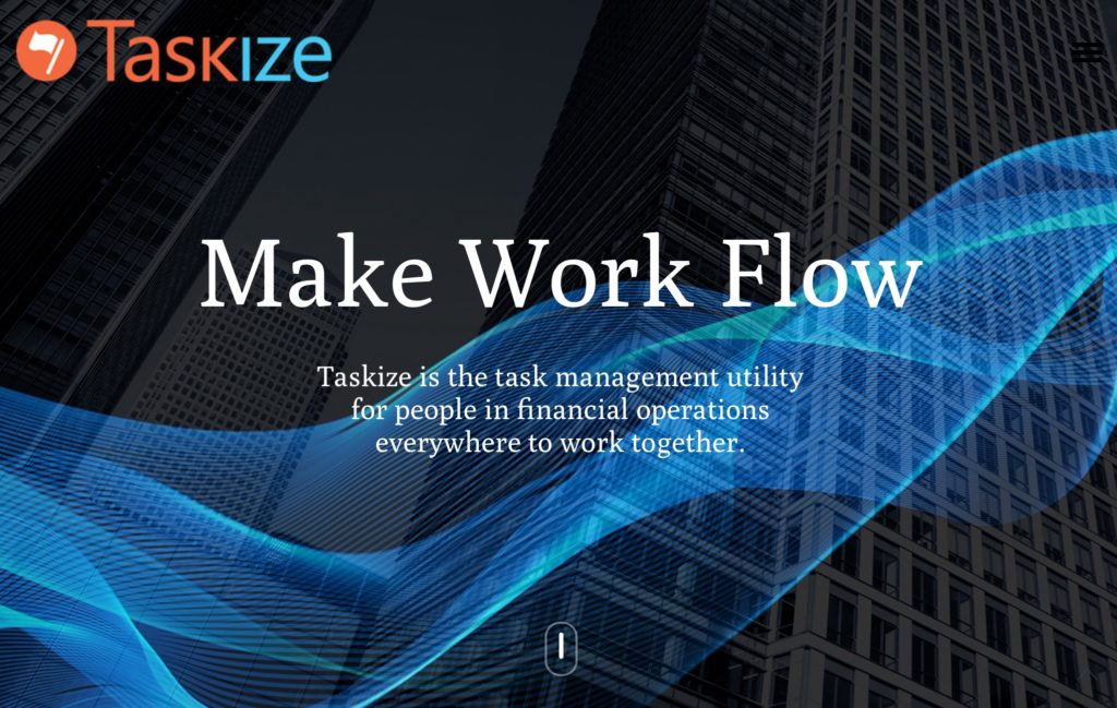 The Taskize website