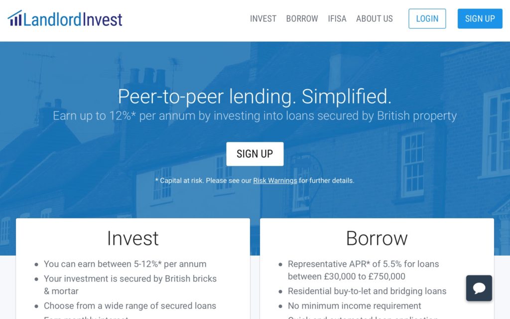 The LandlordInvest website
